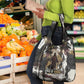 King Of Kings Jesus Is King Lion Of Judah Africa Grocery Bag Black Christ Religious Faith Lion Crown Grunge