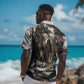 King Of Kings Jesus Is King Lion Of Judah Africa Hawaiian Shirt Black Christ Religious Faith Lion Crown Grunge