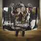 King Of Kings Jesus Is King Lion Of Judah Africa Hooded Blanket Black Christ Religious Faith Lion Crown Grunge