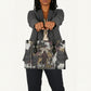 King Of Kings Jesus Is King Lion Of Judah Africa Leather Bag Black Christ Religious Faith Lion Crown Grunge