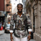 King Of Kings Jesus Is King Lion Of Judah Africa Long Sleeve Button Shirt Black Christ Religious Faith Lion Crown Grunge