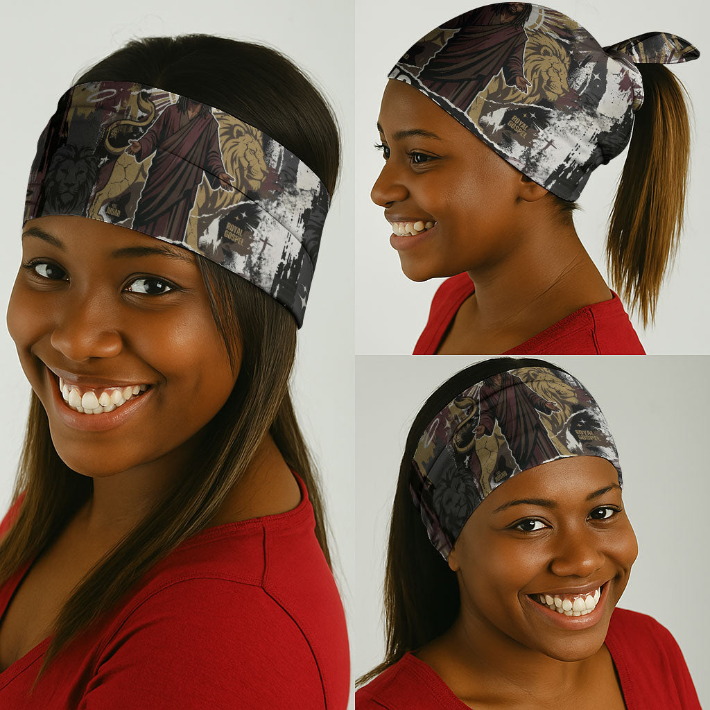 King Of Kings Jesus Is King Lion Of Judah Africa Neck Gaiter Black Christ Religious Faith Lion Crown Grunge