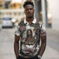 King Of Kings Jesus Is King Lion Of Judah Africa Polo Shirt Black Christ Religious Faith Lion Crown Grunge
