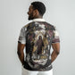 King Of Kings Jesus Is King Lion Of Judah Africa Polo Shirt Black Christ Religious Faith Lion Crown Grunge