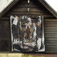King Of Kings Jesus Is King Lion Of Judah Africa Quilt Black Christ Religious Faith Lion Crown Grunge