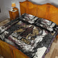 King Of Kings Jesus Is King Lion Of Judah Africa Quilt Bed Set Black Christ Religious Faith Lion Crown Grunge