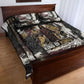 King Of Kings Jesus Is King Lion Of Judah Africa Quilt Bed Set Black Christ Religious Faith Lion Crown Grunge
