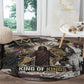 King Of Kings Jesus Is King Lion Of Judah Africa Round Carpet Black Christ Religious Faith Lion Crown Grunge