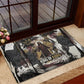 King Of Kings Jesus Is King Lion Of Judah Africa Rubber Doormat Black Christ Religious Faith Lion Crown Grunge