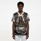 King Of Kings Jesus Is King Lion Of Judah Africa Scrub Top Black Christ Religious Faith Lion Crown Grunge