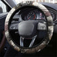 King Of Kings Jesus Is King Lion Of Judah Africa Steering Wheel Cover Black Christ Religious Faith Lion Crown Grunge