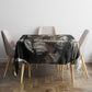King Of Kings Jesus Is King Lion Of Judah Africa Tablecloth Black Christ Religious Faith Lion Crown Grunge