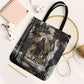 King Of Kings Jesus Is King Lion Of Judah Africa Tote Bag Black Christ Religious Faith Lion Crown Grunge