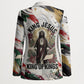 King Jesus Black Christmas Blazer Religious Christian Faith Nativity Poinsettia