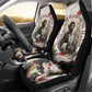 King Jesus Black Christmas Car Seat Cover Religious Christian Faith Nativity Poinsettia