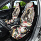 King Jesus Black Christmas Car Seat Cover Religious Christian Faith Nativity Poinsettia