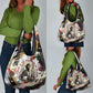 King Jesus Black Christmas Grocery Bag Religious Christian Faith Nativity Poinsettia