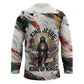 King Jesus Black Christmas Hockey Jersey Religious Christian Faith Nativity Poinsettia