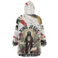 King Jesus Black Christmas Kid Wearable Blanket Hoodie Religious Christian Faith Nativity Poinsettia