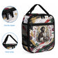 King Jesus Black Christmas Lunch Bag Religious Christian Faith Nativity Poinsettia