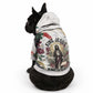 King Jesus Black Christmas Pet Hoodie Religious Christian Faith Nativity Poinsettia