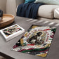 King Jesus Black Christmas Puzzle Religious Christian Faith Nativity Poinsettia