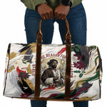 King Jesus Black Christmas Travel Bag Religious Christian Faith Nativity Poinsettia