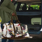 King Jesus Black Christmas Travel Bag Religious Christian Faith Nativity Poinsettia