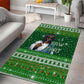 Black Jesus Merry Christmas Area Rug Santa Claus Africa - Religious Faith Holiday