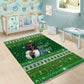 Black Jesus Merry Christmas Area Rug Santa Claus Africa - Religious Faith Holiday