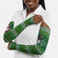 Black Jesus Merry Christmas Arm Sleeves Santa Claus Africa - Religious Faith Holiday