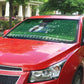 Black Jesus Merry Christmas Auto Sun Shade Santa Claus Africa - Religious Faith Holiday