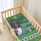 Black Jesus Merry Christmas Baby Bed Cover Santa Claus Africa - Religious Faith Holiday