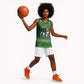 Black Jesus Merry Christmas Basketball Jersey Santa Claus Africa - Religious Faith Holiday