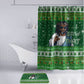 Black Jesus Merry Christmas Bathroom Set Santa Claus Africa - Religious Faith Holiday