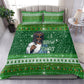 Black Jesus Merry Christmas Bedding Set Santa Claus Africa - Religious Faith Holiday