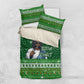 Black Jesus Merry Christmas Bedding Set Santa Claus Africa - Religious Faith Holiday