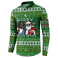 Black Jesus Merry Christmas Button Sweatshirt Santa Claus Africa - Religious Faith Holiday