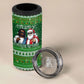 Black Jesus Merry Christmas 4 in 1 Can Cooler Tumbler Santa Claus Africa - Religious Faith Holiday