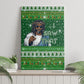 Black Jesus Merry Christmas Canvas Wall Art Santa Claus Africa - Religious Faith Holiday