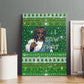 Black Jesus Merry Christmas Canvas Wall Art Santa Claus Africa - Religious Faith Holiday