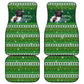 Black Jesus Merry Christmas Car Mats Santa Claus Africa - Religious Faith Holiday
