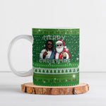 Black Jesus Merry Christmas Ceramic Mug Santa Claus Africa - Religious Faith Holiday