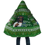 Black Jesus Merry Christmas Cloak Santa Claus Africa - Religious Faith Holiday