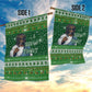 Black Jesus Merry Christmas Garden Flag Santa Claus Africa - Religious Faith Holiday