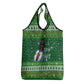 Black Jesus Merry Christmas Grocery Bag Santa Claus Africa - Religious Faith Holiday