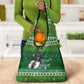 Black Jesus Merry Christmas Grocery Bag Santa Claus Africa - Religious Faith Holiday