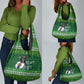Black Jesus Merry Christmas Grocery Bag Santa Claus Africa - Religious Faith Holiday