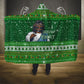 Black Jesus Merry Christmas Hooded Blanket Santa Claus Africa - Religious Faith Holiday