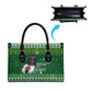 Black Jesus Merry Christmas Leather Bag Santa Claus Africa - Religious Faith Holiday